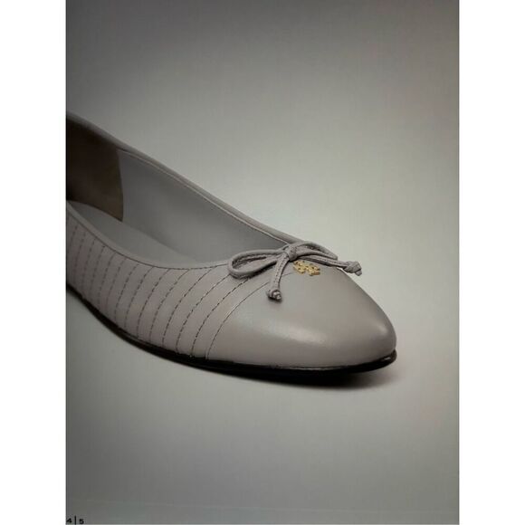 NWT Tory Burch Cap-Toe Quilted Ballet Flats - Picture 3 of 7